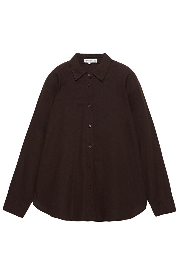 Uzun kollu rustik gömlek - 4