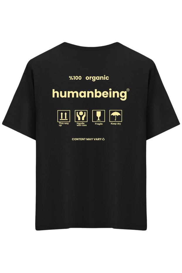 Humanbeing Printed Crew Neck Oversized T-Shirt