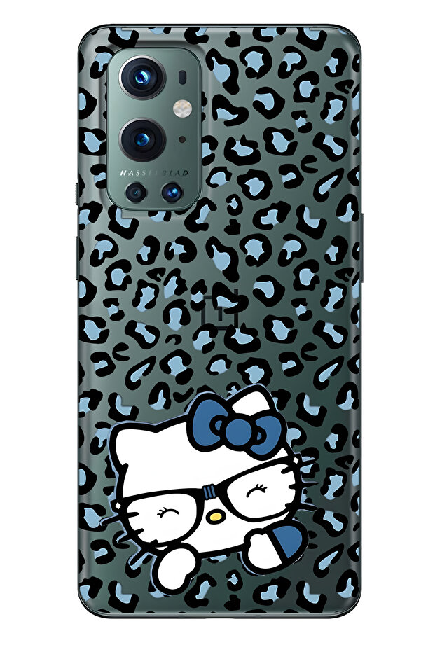 حافظة هاتف شفافة متوافقة مع ون بلس 9 برو من كيتي منقوش - 1