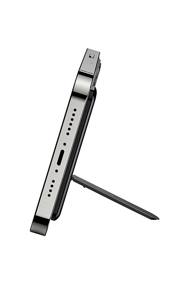 Foldable support Solid Color versal, rotatable, black - 3