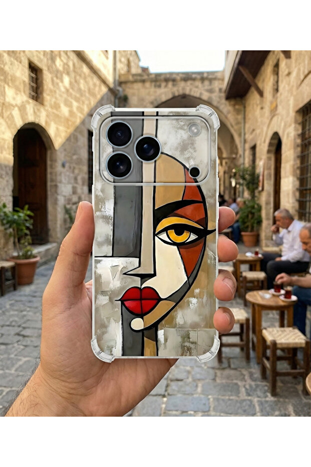 حافظة حماية للزوايا متوافقة مع هاتف iPhone 16e بتصميم Metmorphosis Decryption UV مطبوع - 6