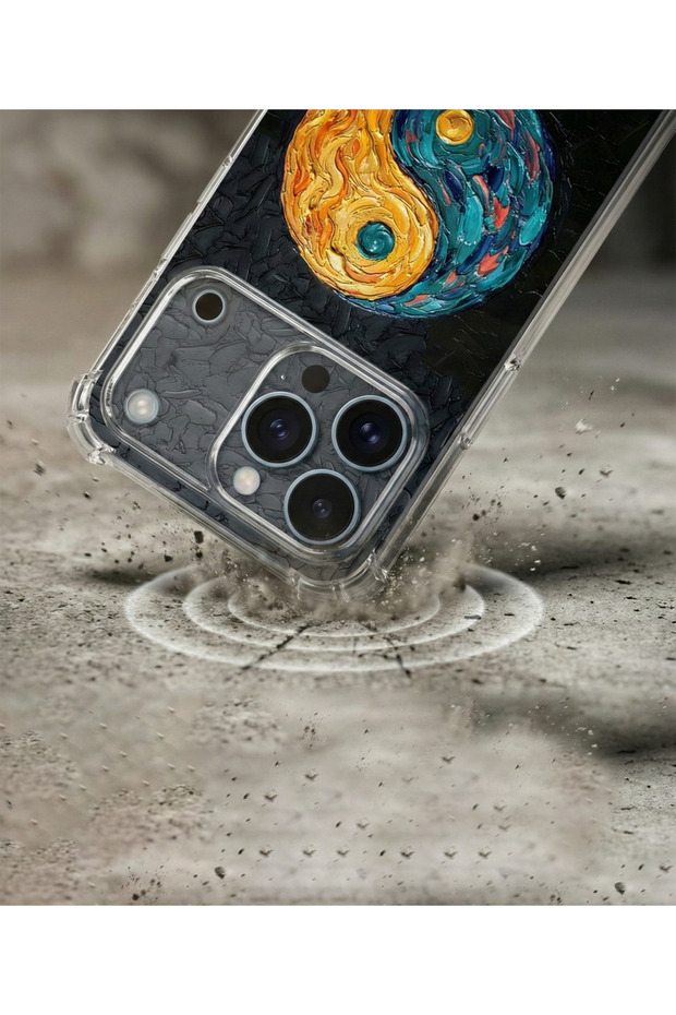 حافظة حماية للزوايا متوافقة مع هاتف iPhone 16e بتصميم Metmorphosis Decryption UV مطبوع - 2