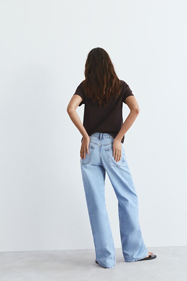 Basic kısa kollu t-shirt - 4