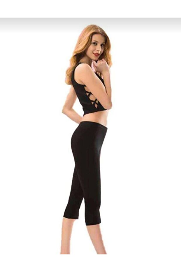 4005 Women's Lycra Capri Tights 10 Pieces