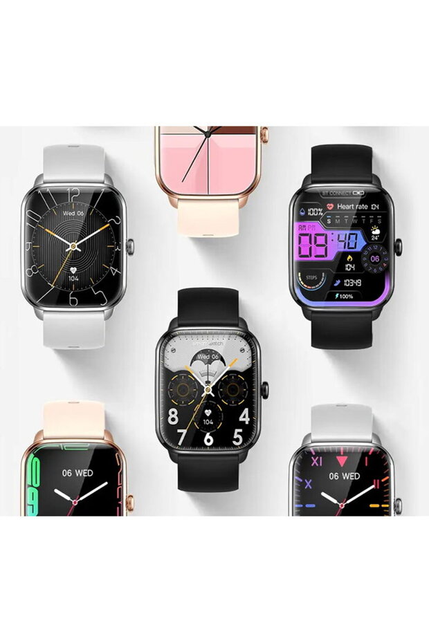 Ceas inteligent C61 (negru) - 6