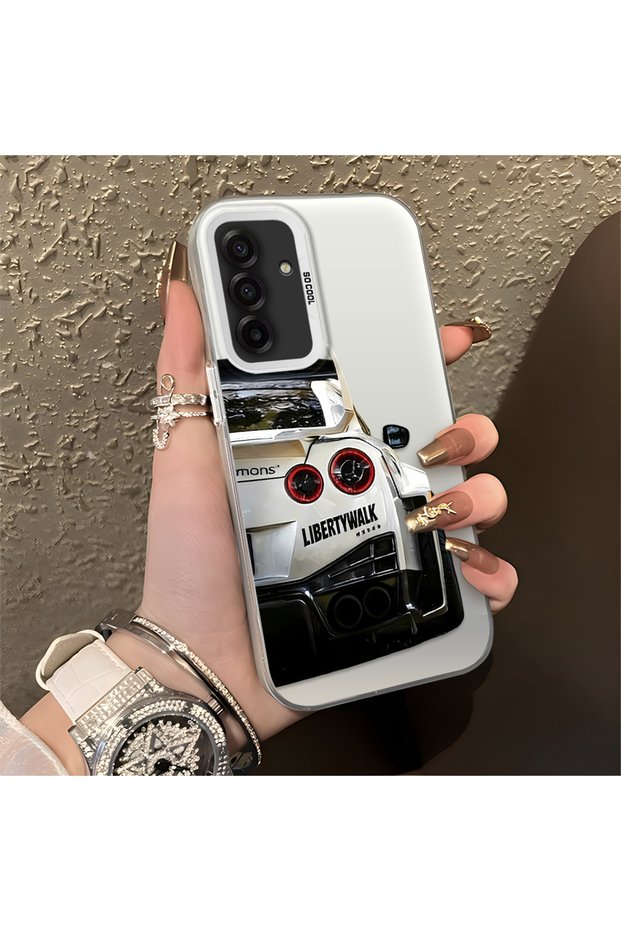 Samsung Galaxy A17 Compatible Case Bmw Patterned Silicone Edge Hard Back Anti Fall