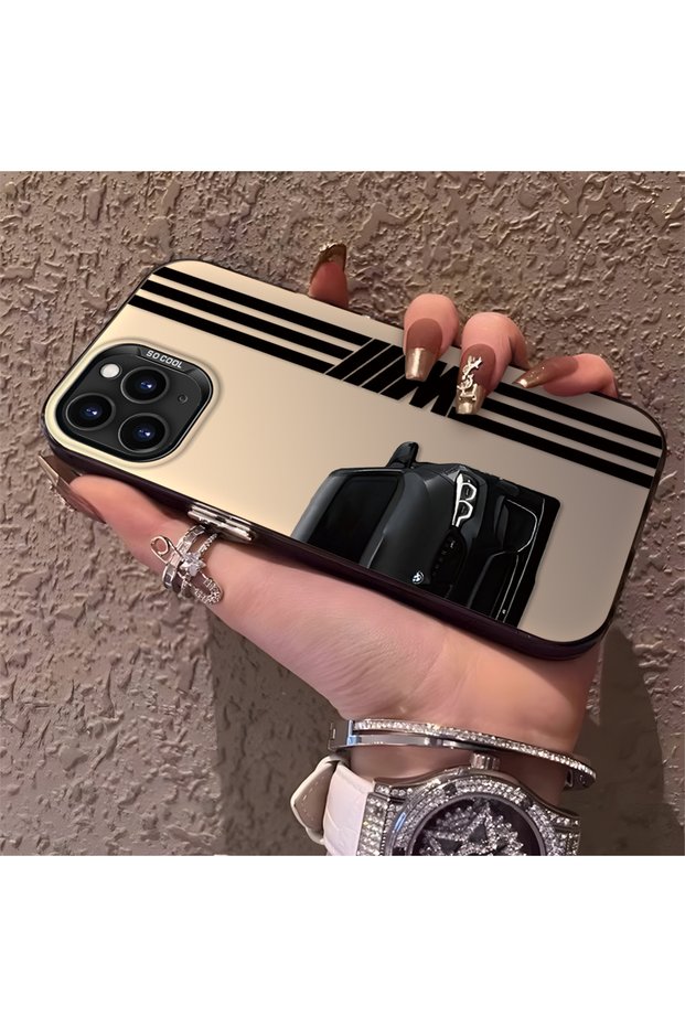 Phone Case Compatible with iPhone 11 Pro Max Bmw Patterned Silicone Edge Hard Back Anti-Fall