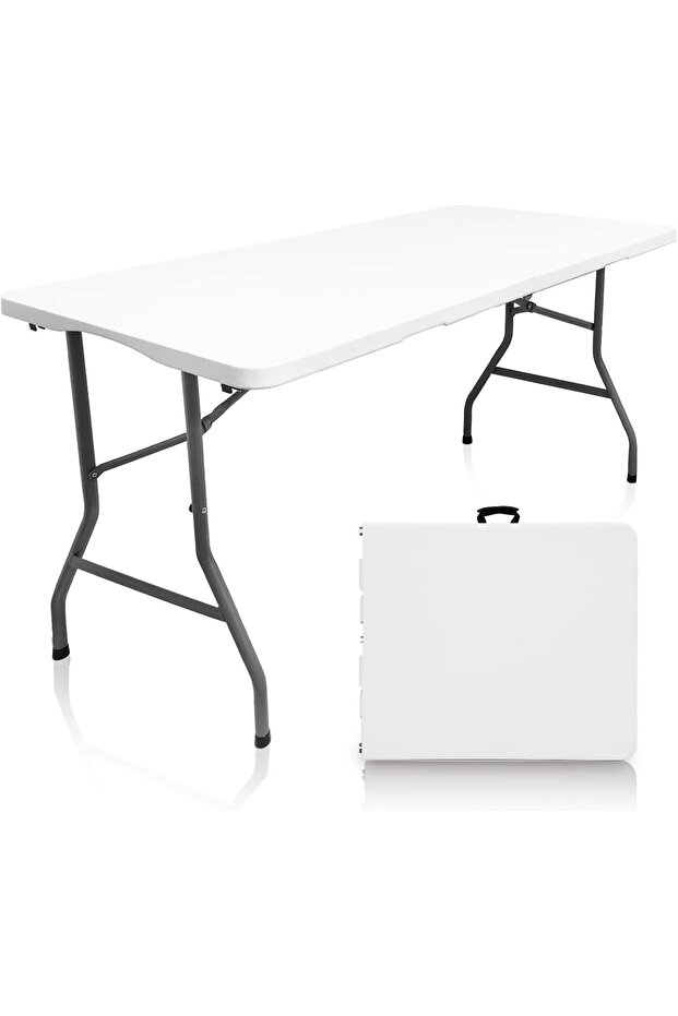 Plastic Folding Table, 5 FT Folding Table - 1