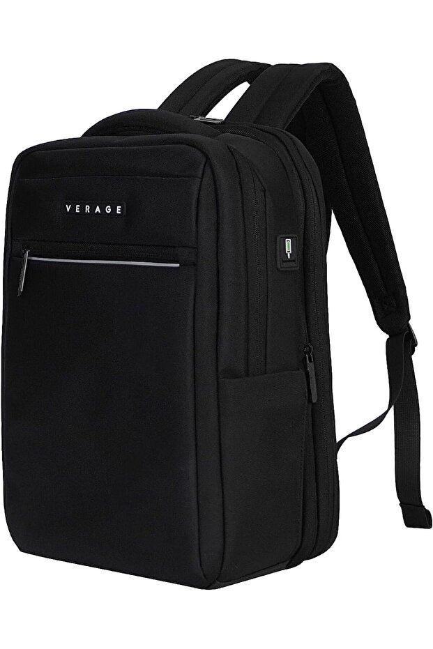 Laptop Backpack Waterproof PU Leather Travel Backpack