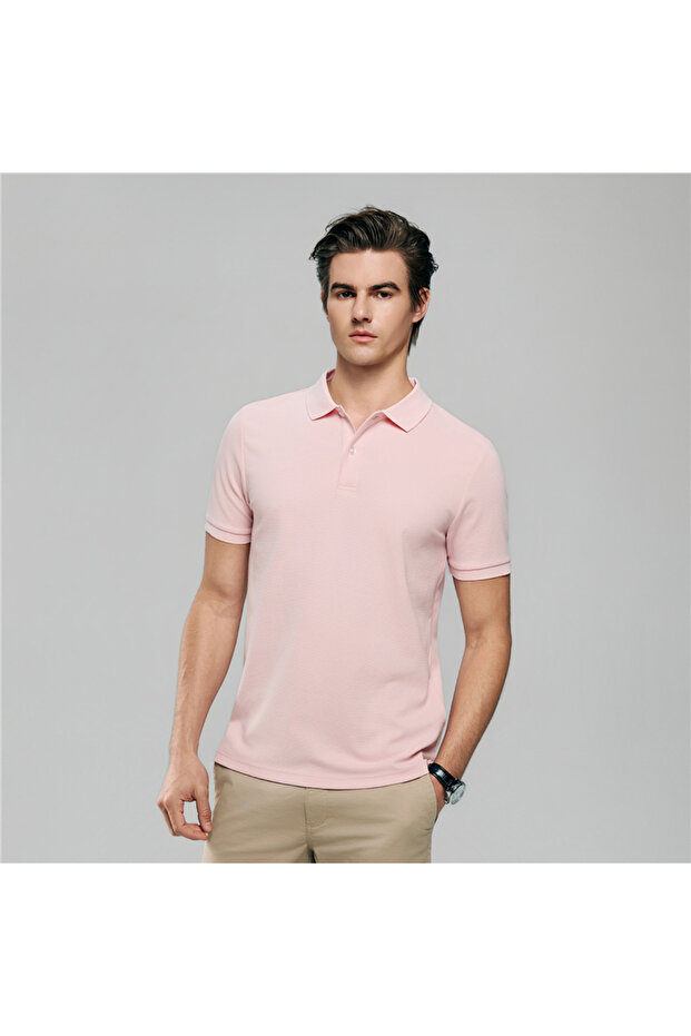 Men's Slim Waffle Knit Premium Polo - 7