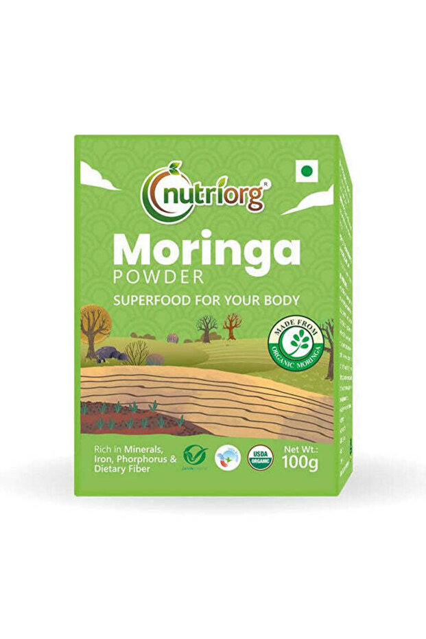 Certified Moringa Powder - 100 gm