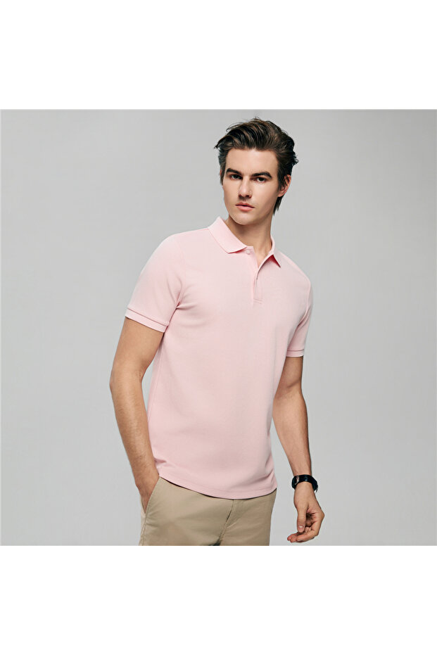 Men's Slim Waffle Knit Premium Polo - 8