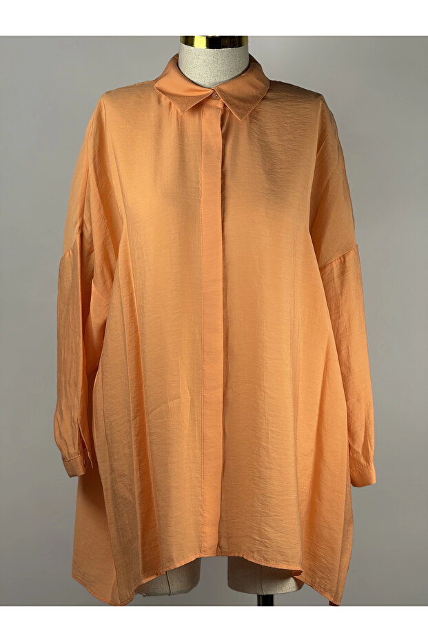 Mango Renk Gömlek - 1
