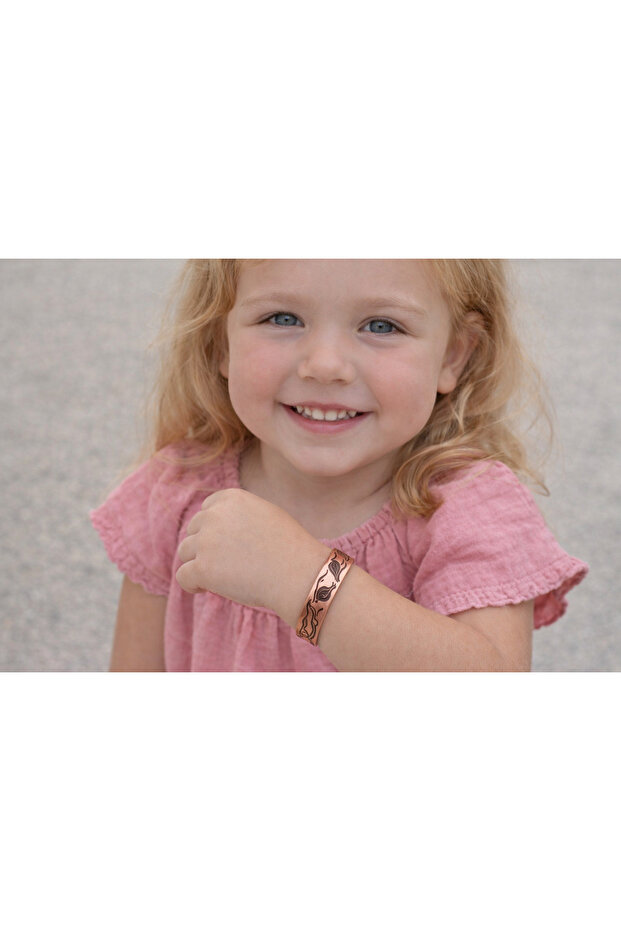 Pure Copper Elegance for Little Hearts Pure Copper Girls' Special Tulip Motif