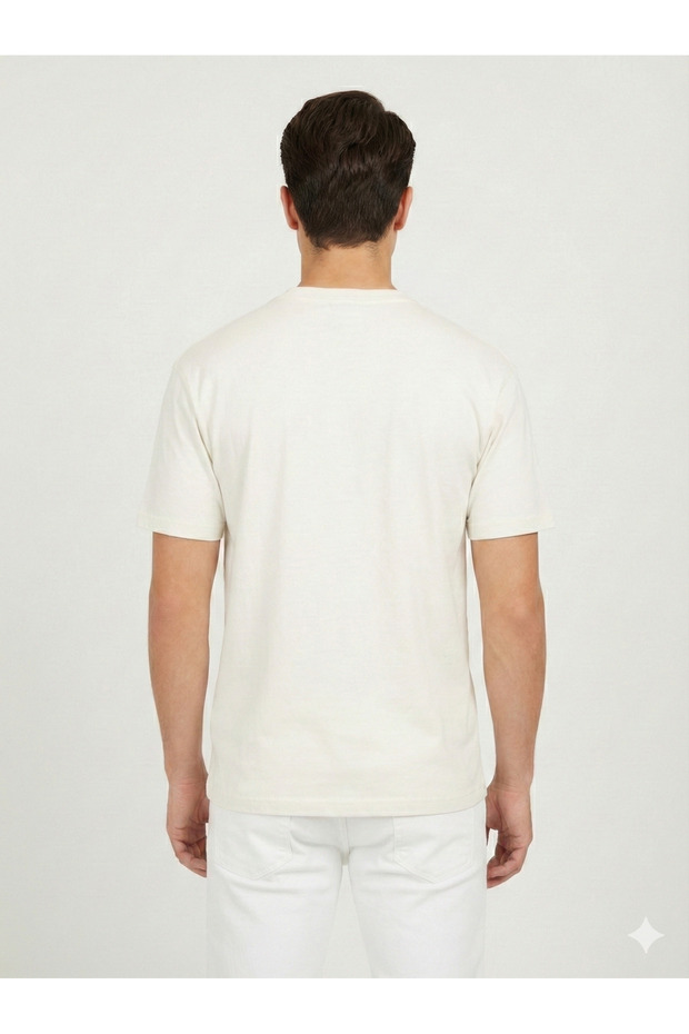 Tricou confortabil 95% bumbac 5% elastan Premium basic - 3