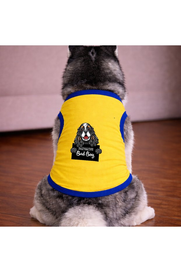 Sari Wanted King Dog Tshirt Dog Clothing (100% Cotton Combed Cotton) Small and Large Breeds