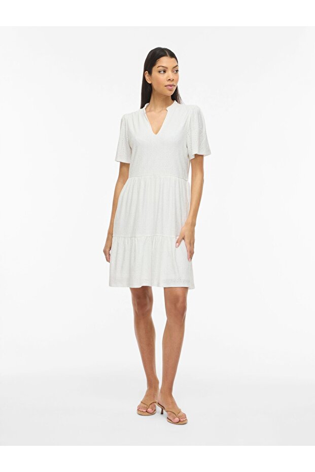 Rochie mini VIBELLI cu mâneci scurte - 5
