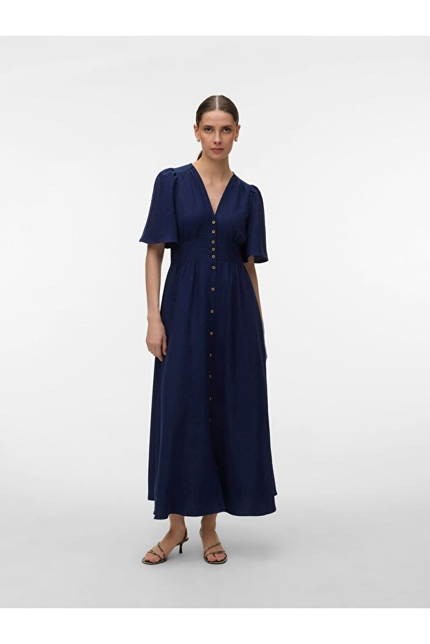 Kleid VMMELANEY Langes Kleid - 4