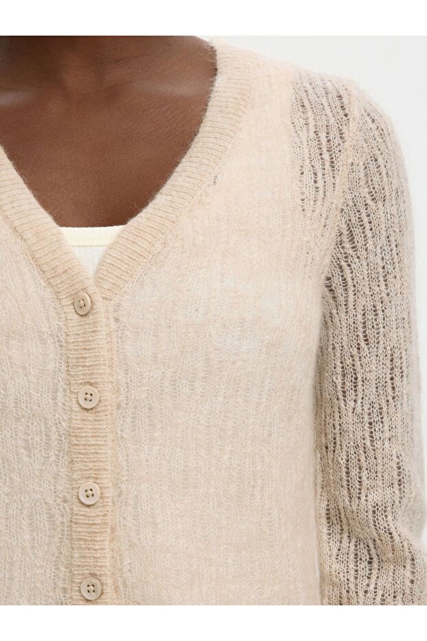 Strickjacke Mohair-Mix - 5