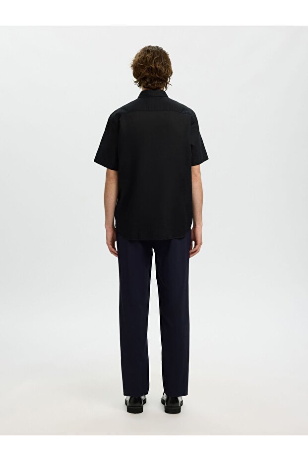 Bluse aus Leinengemisch Regular Fit - 3