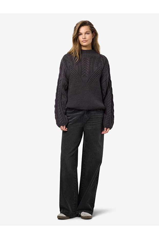 Pullover Zopfstrick - 3