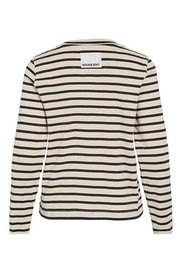 Oberteil mit langen Ärmeln Rundhals - 3