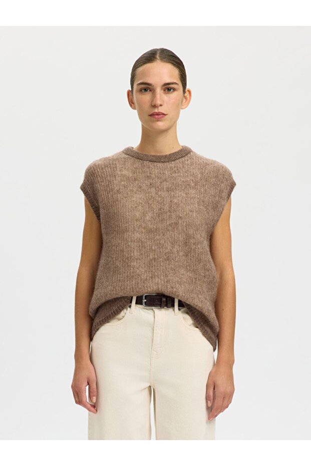 Strickweste Wollmix - 1