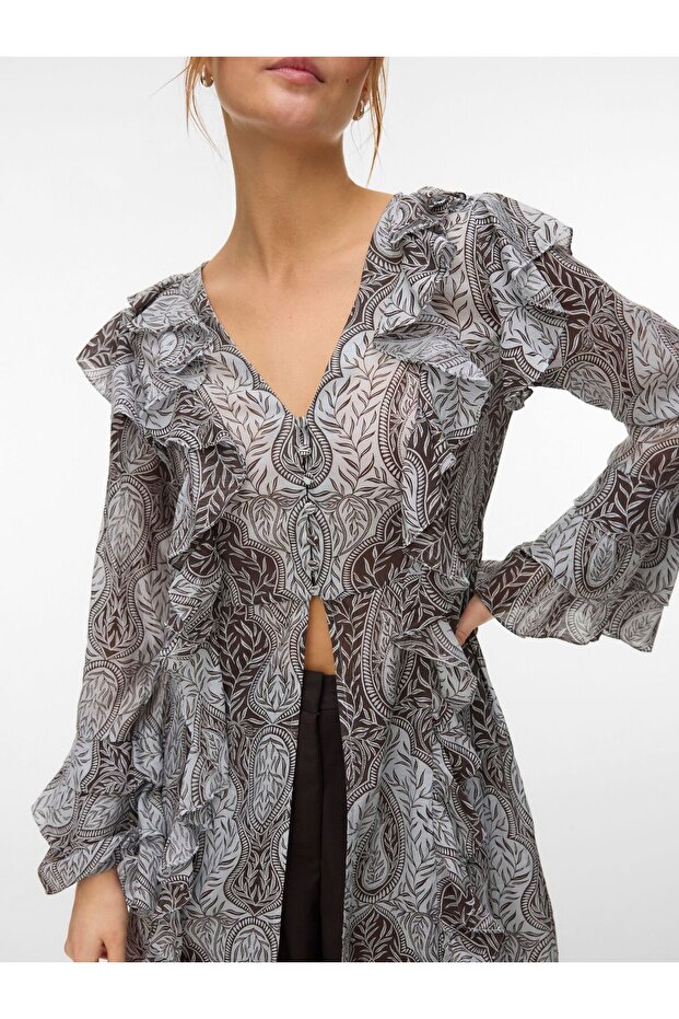 Bluse VMTARA Strickjacke - 5