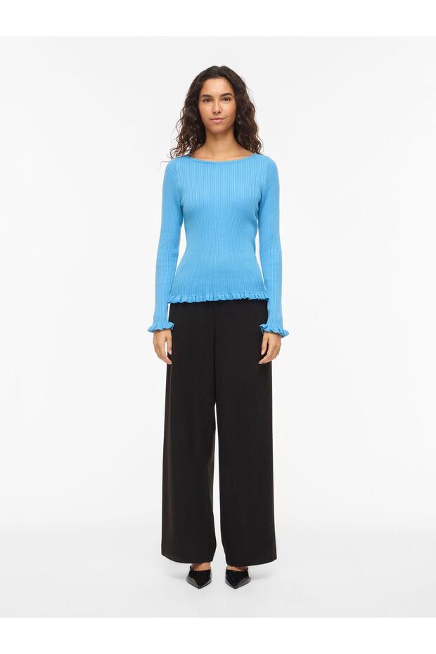 Strickoberteil VIBELIA U-Boot-Ausschnitt - 5