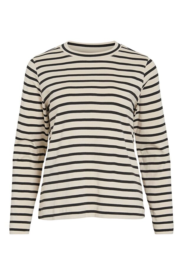 Oberteil mit langen Ärmeln Rundhals - 2