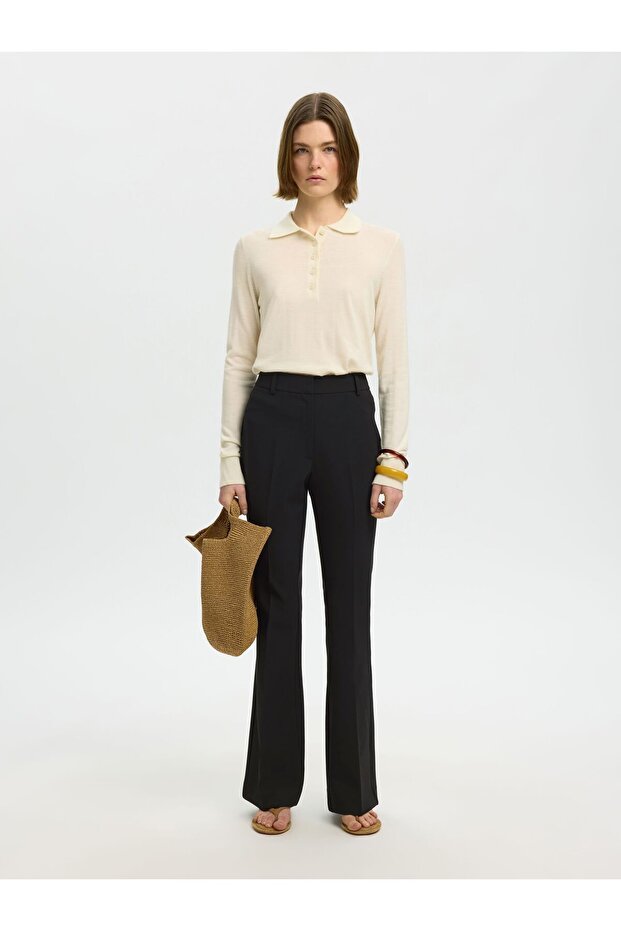 Flared Hose Mid Waist - 6