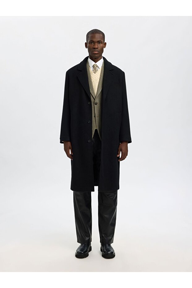 Einreihiger Blazer Karierter - 6