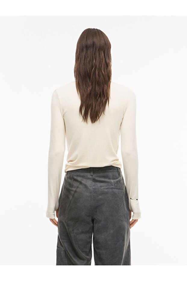 Oberteil mit langen Ärmeln Rundhals - 4