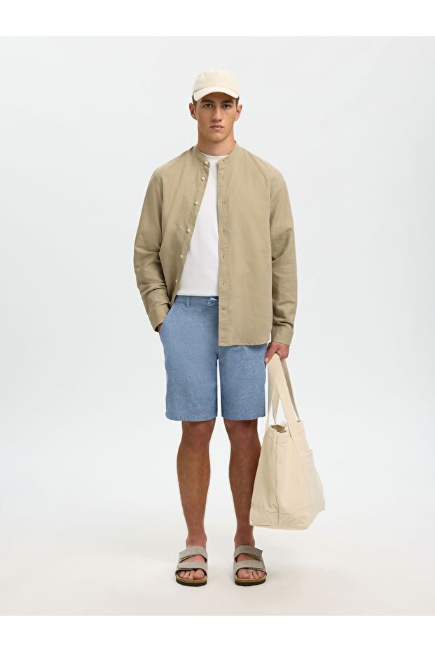 Langarmhemd Leinenmix - 6