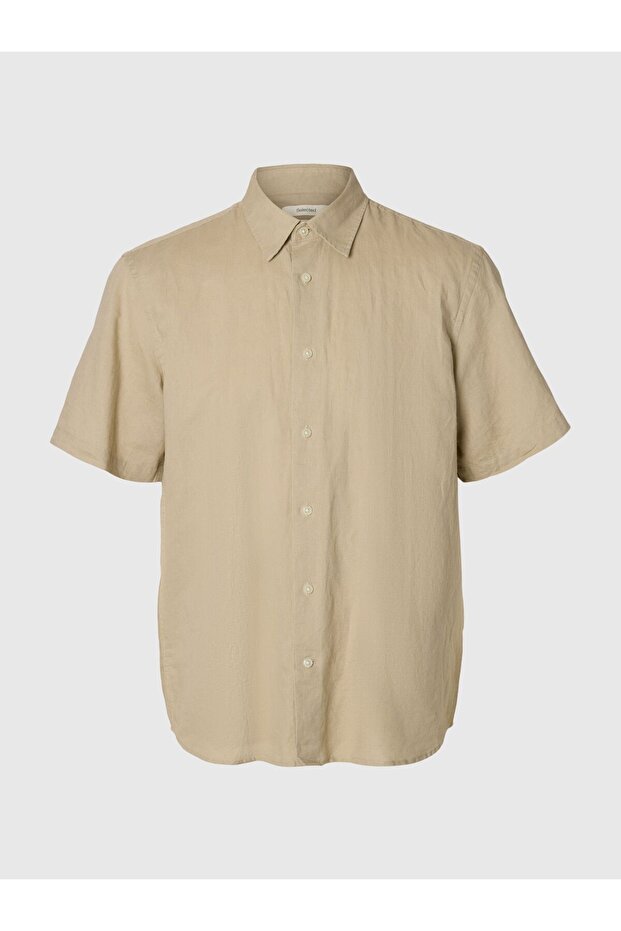 Bluse aus Leinengemisch Regular Fit - 2