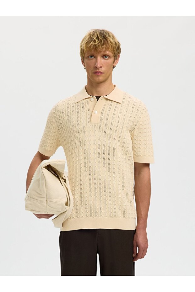 Polohemd aus Strick Regular Fit - 1