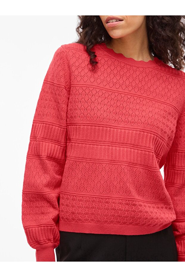 Strickpullover VIMILOS Pointelle - 6