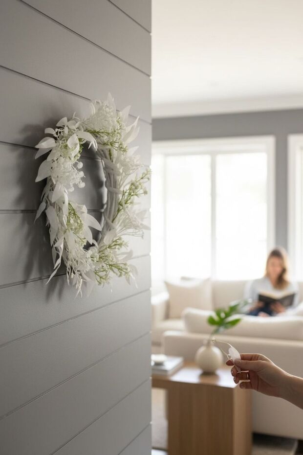 BEYAZ KAPI SÜSÜ KAPI ÇELENĞİ - 3