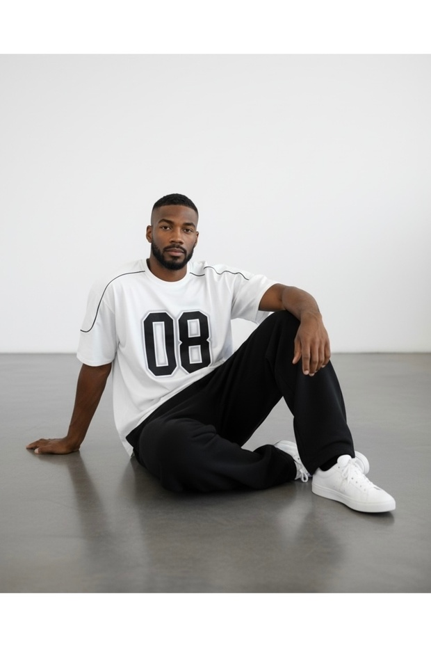 Ross Printed Basic T-Shirt - 3