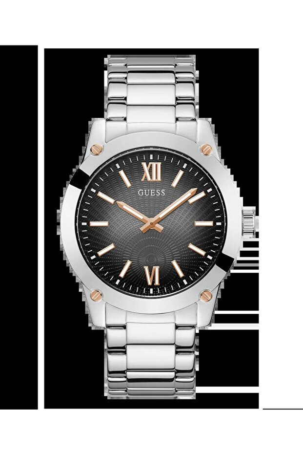 Mens Silver Tone Analog Watch