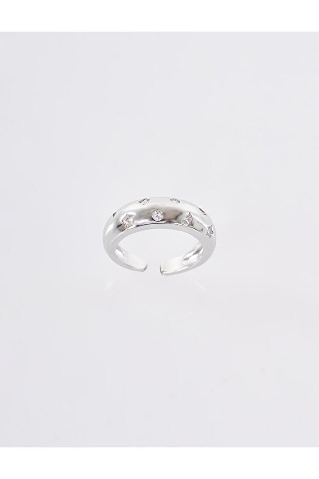 Curved Ring Silver - 1