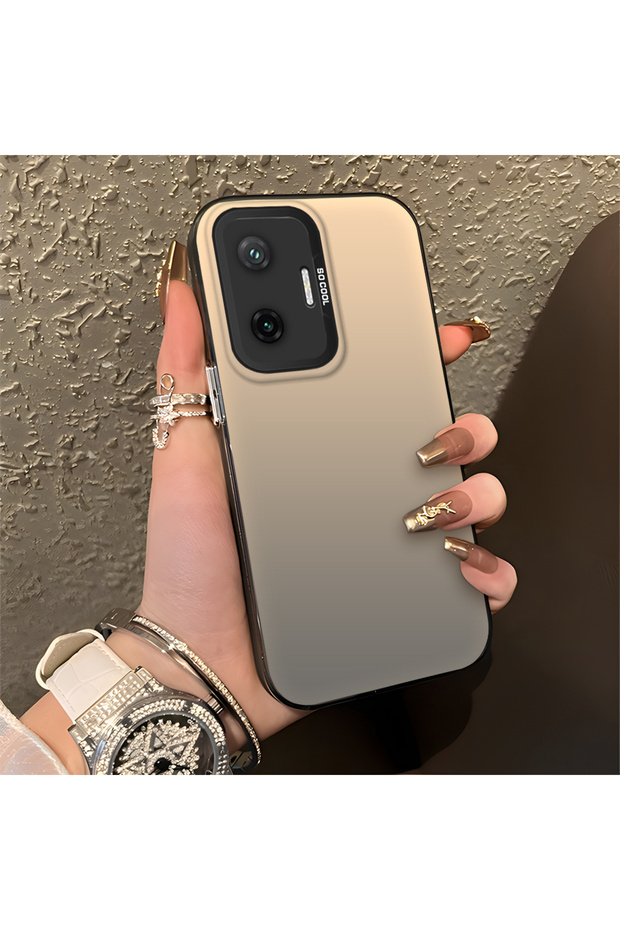 Poco F7 5g Compatible Silicone Edge Hard Back Anti-Fall Phone Case