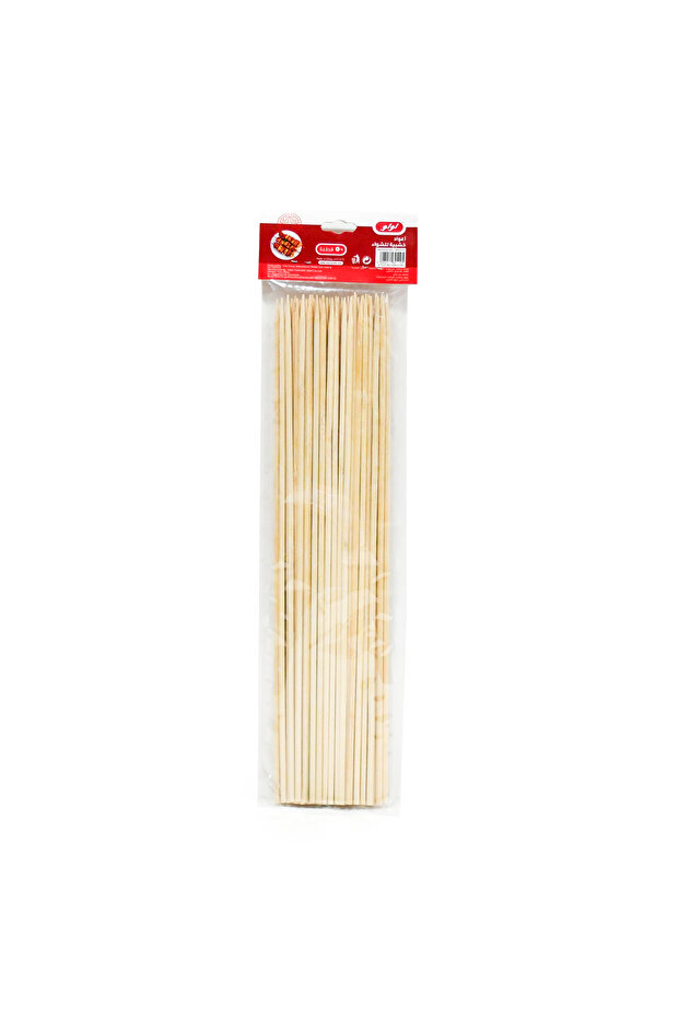 Bamboo Round Skewers, 4 mm x 35 cm, 50 pcs
