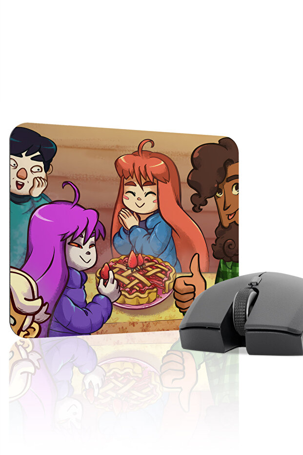 Celeste مانع للانزلاق Dikişli Kauçuk Oyuncu Mousepad V3 - 22X18 Gaming Mouse Pad Mouse Pad