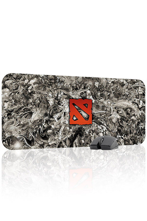 لوحة ماوس الألعاب المطاطية Dota 2 مانع للانزلاق Stitched Rubber Gamer Mousepad V5 - 70x30 XL Gaming Mouse Pad