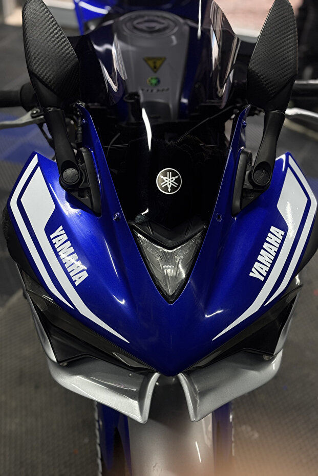 Head Detail Sticker Set for Yamaha R25 (2014-2018) Compatible with Models Years
