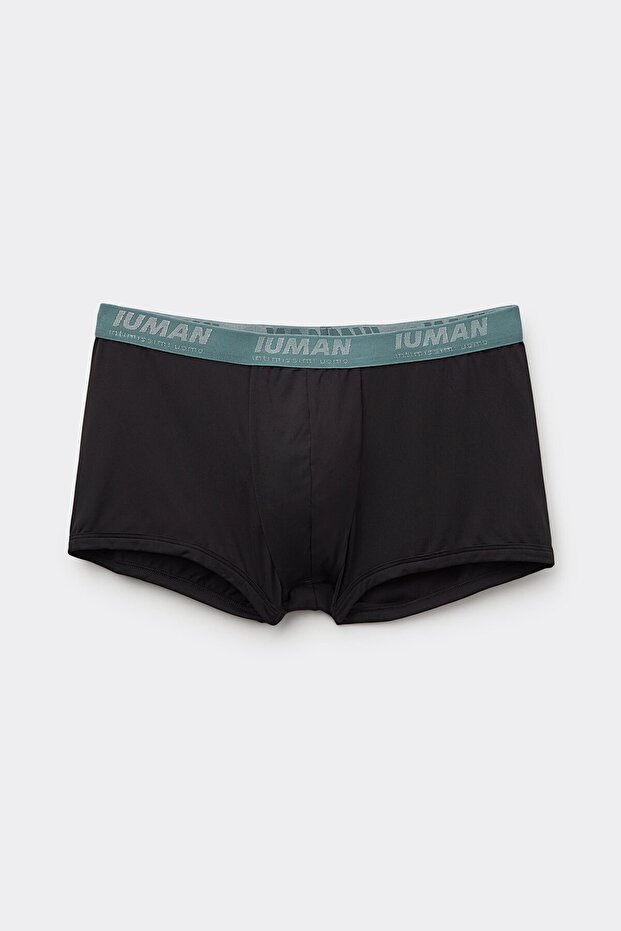 بوكسر من الألياف الدقيقة مع شعار - 4