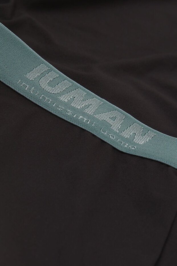 بوكسر من الألياف الدقيقة مع شعار - 5