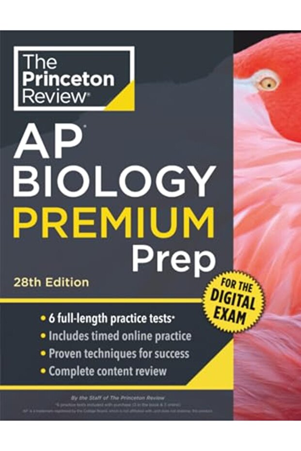 AP Biology Premium Prep, 28th Edition: 6 Practice Tests + Digital Practice Online +