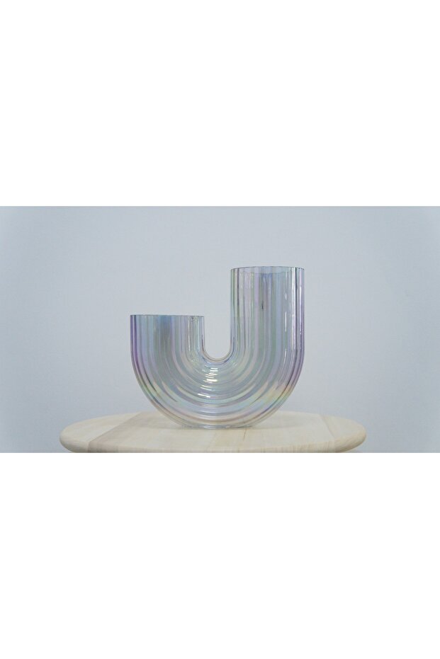 RAINBOW INSPIRED GLASS VASE